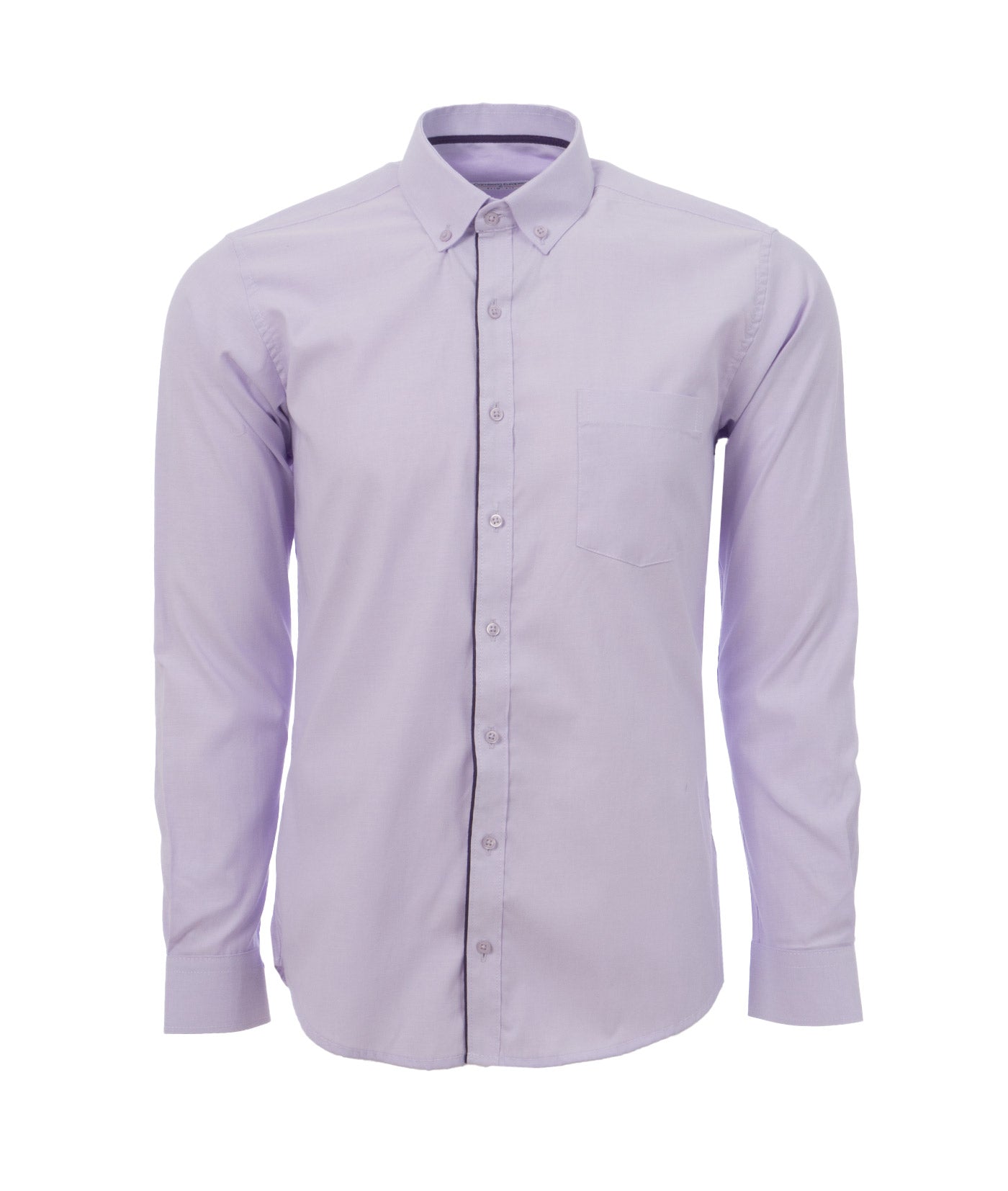 Camisa Oxford Lila Linea Morada Hombre Camiseria Europea