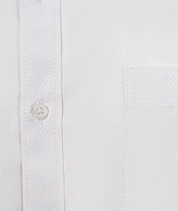 Camisa Solo Fondo Blanca Cuadrados