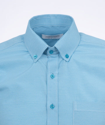 Camisa Solo Fondo Textura Azul Celeste