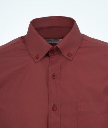 Camisa Solo Fondo Vino Linea Cuello