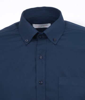 Camisa Solo Fondo Azul Marino Oscuro