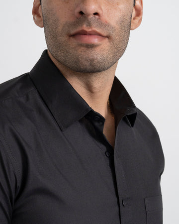 Camisa Mancorna Negro