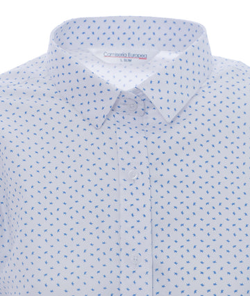 Camisa Mujer Blanca Estrella Azul