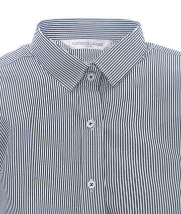 Camisa Mil Rayas Negra