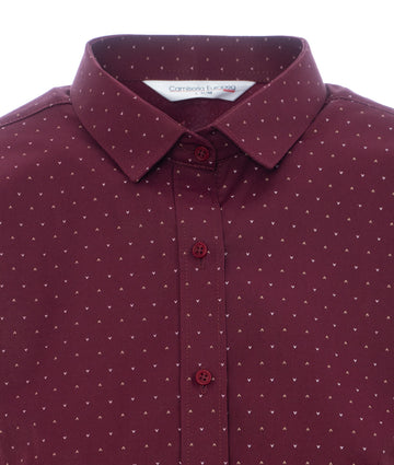 Camisa Vino Tinto Corazón