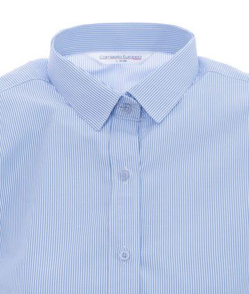 Camisa Mil Rayas Azul Claro