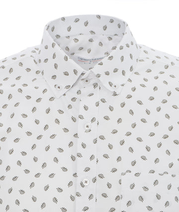 Camisa Hojas Café