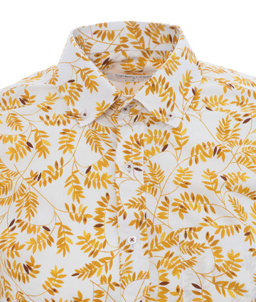 Camisa Hojas Amarilla