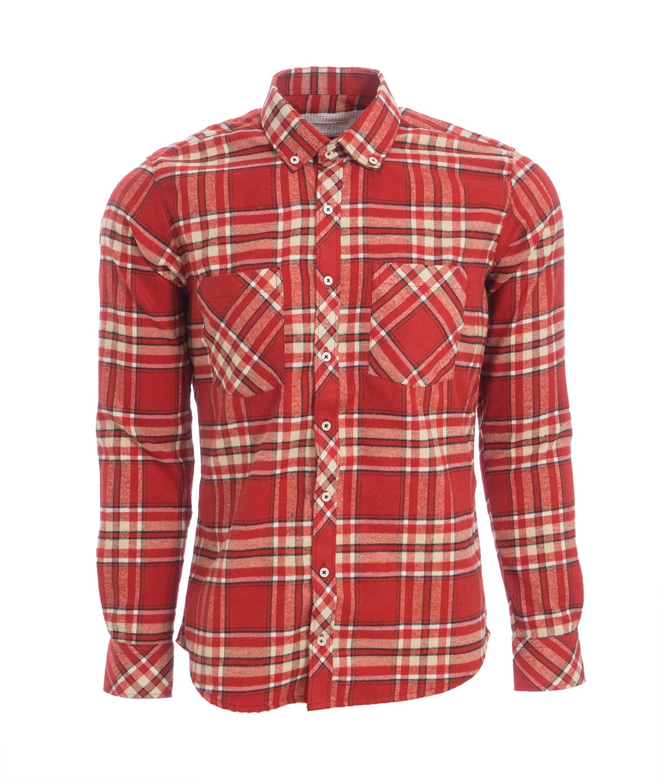 Camisa leñadora roja deals