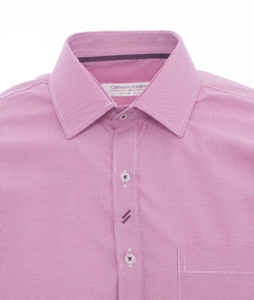 Camisa Textura Fucsia