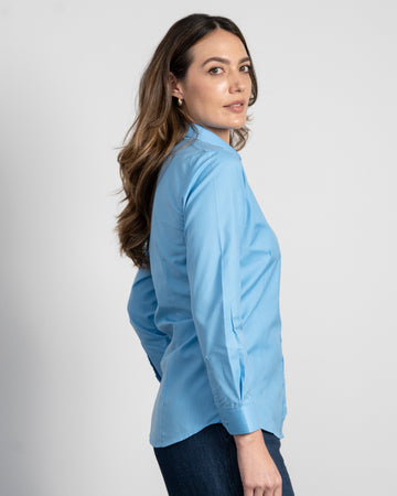 Camisa Mujer Azul Agua Marina