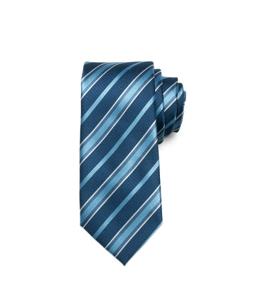 Corbata Azul Rayas