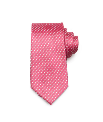 Corbata Fucsia Puntos