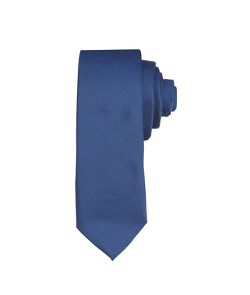 Corbata Textura Cuadrado Azul Marino