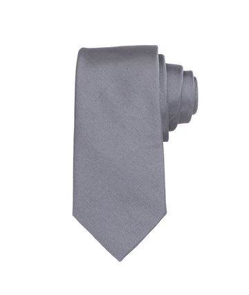 Corbata Lineas Diagonales Gris Oscura
