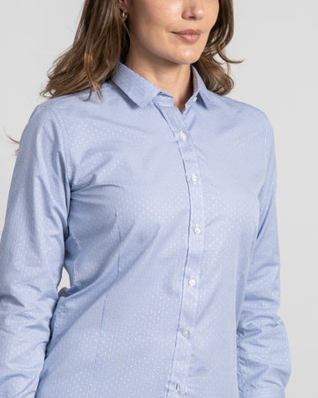 Camisa Mujer Azul Claro