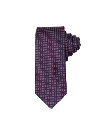 Corbata Cuadros Morada