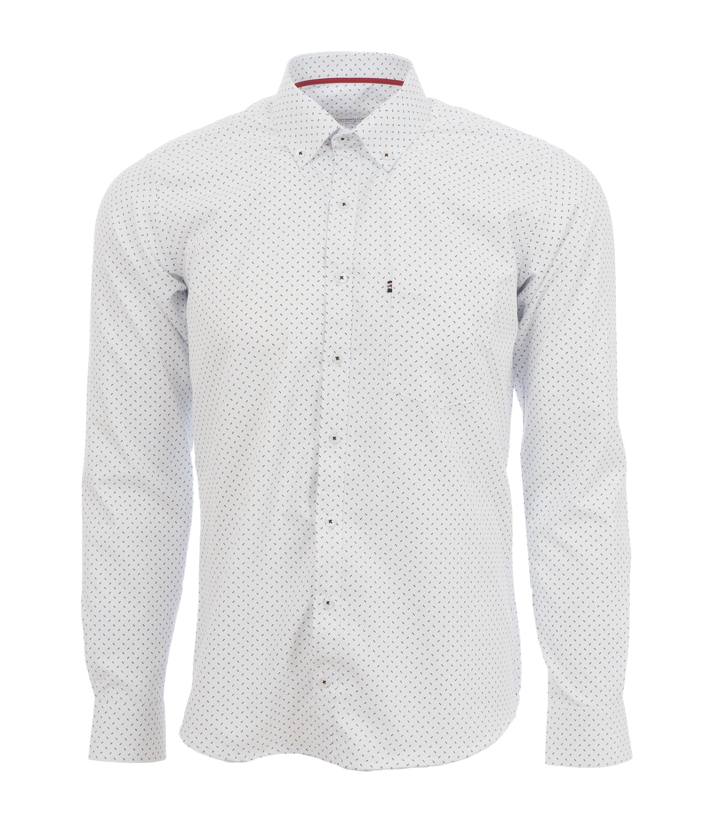 Camisa Print Blanca Triangulos