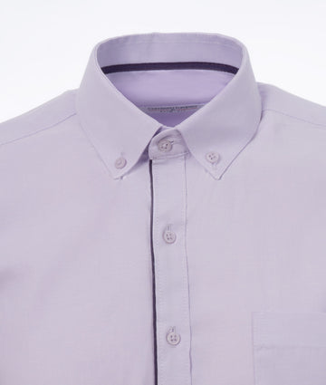 Camisa Oxford Lila Línea Morada