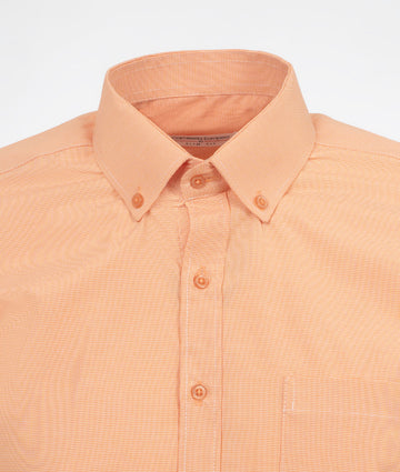 Camisa Textura Naranja Melón