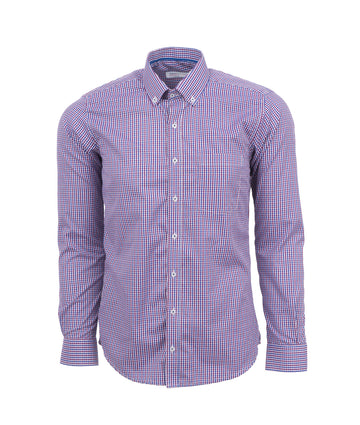 Camisa Cuadros Violeta Dual