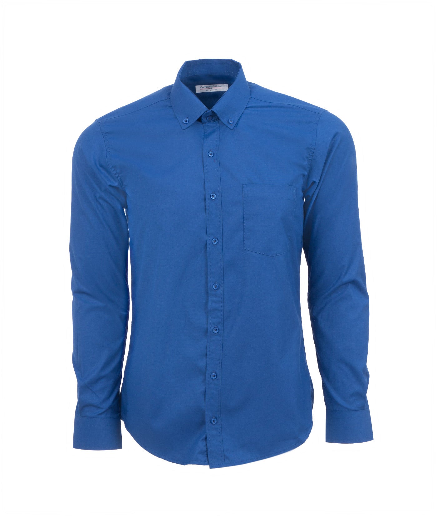 Camisa Solo Fondo Azul Cobalto