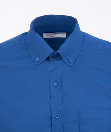 Camisa Solo Fondo Azul Cobalto