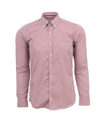 Camisa Cuadros Unicolor Rojos