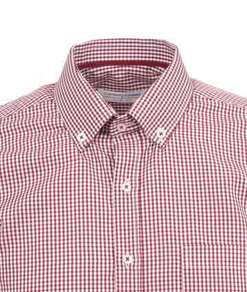 Camisa Cuadros Unicolor Rojos