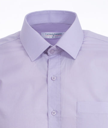 Camisa Mancorna Lila