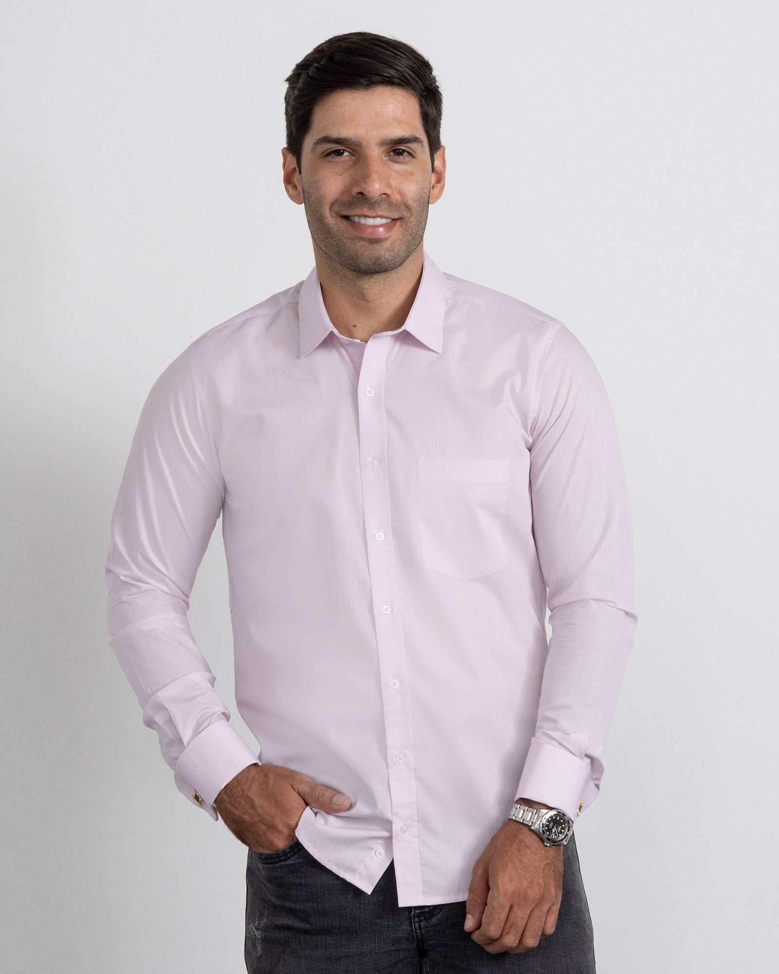 Camisa Mancorna Lila