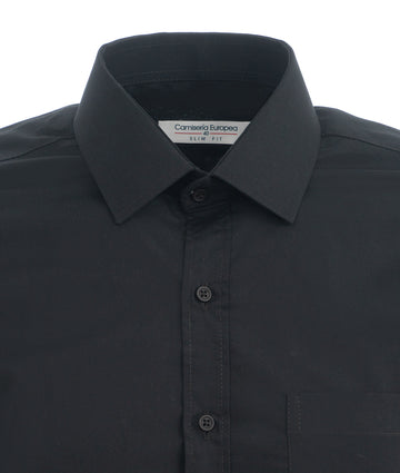 Camisa Mancorna Negro