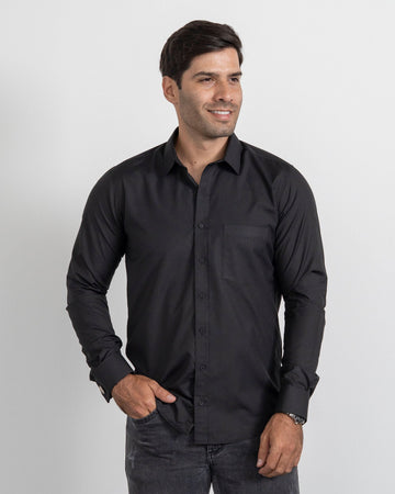 Camisa Mancorna Negro