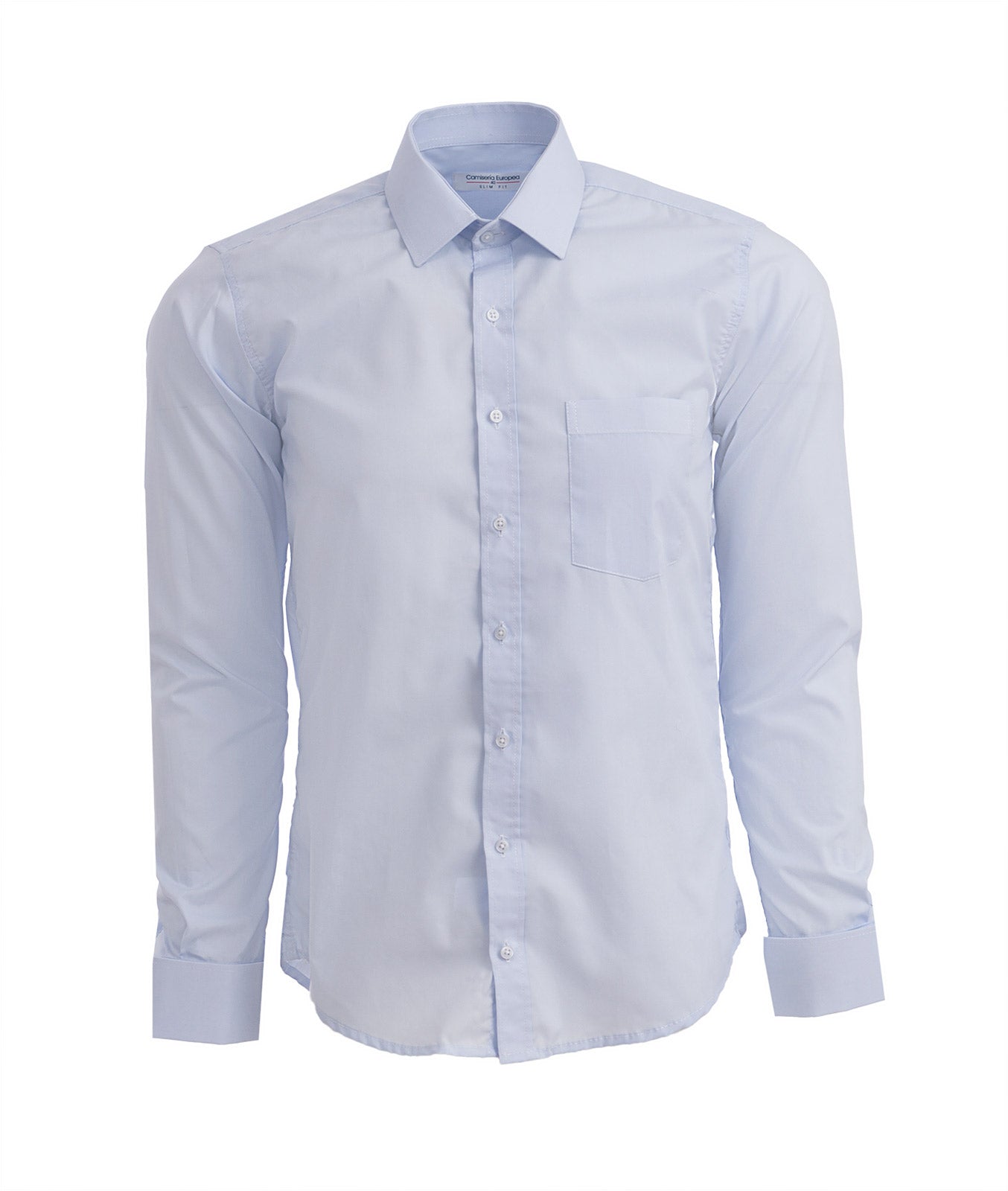 Camisa Mancorna Azul