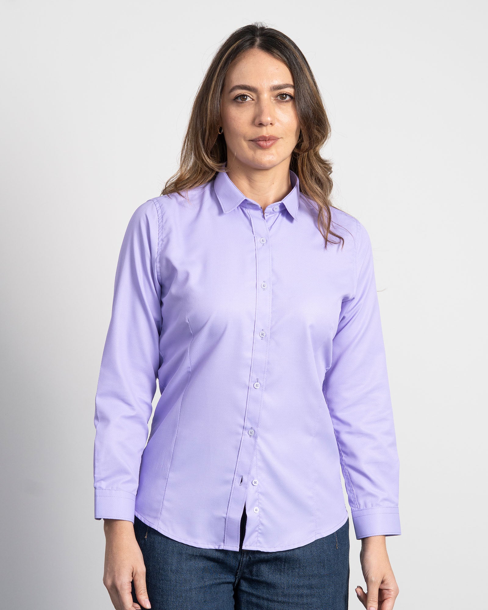 Camisa Dobby Lila