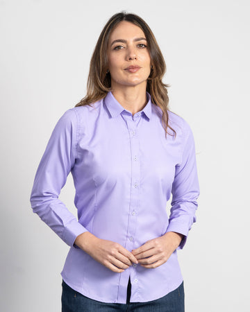 Camisa Dobby Lila