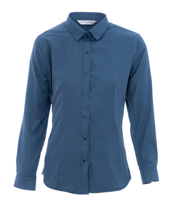 Camisa Print Cuadros Azul Medio
