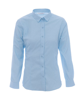 Camisa Azul Cielo Print
