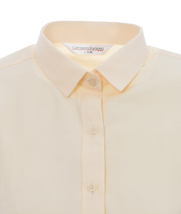 Camisa Amarilla Dobby