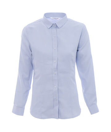 Camisa Mujer Lila Claro Dobby