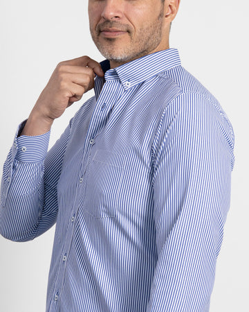 Camisa Rayas Azul