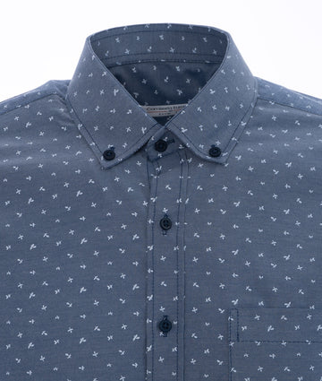 Camisa Azul Print