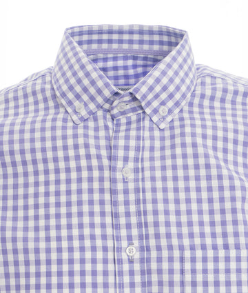 Camisa Cuadros Unicolor Lila