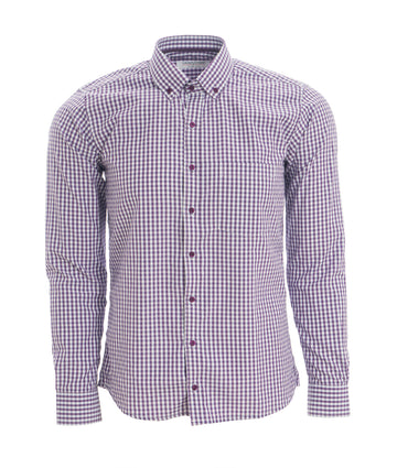 Camisa Cuadros Unicolor Morada