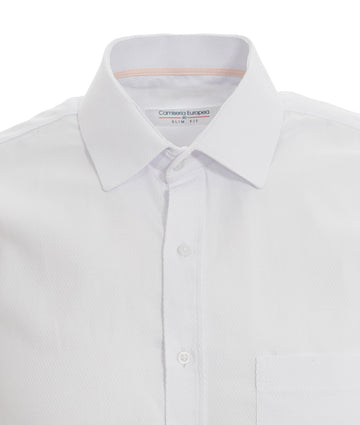 Camisa Blanca Dobby Puntos 3