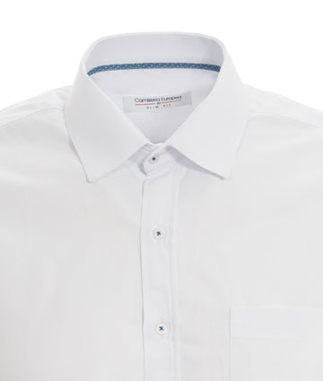 Camisa Blanca Dobby Lineas