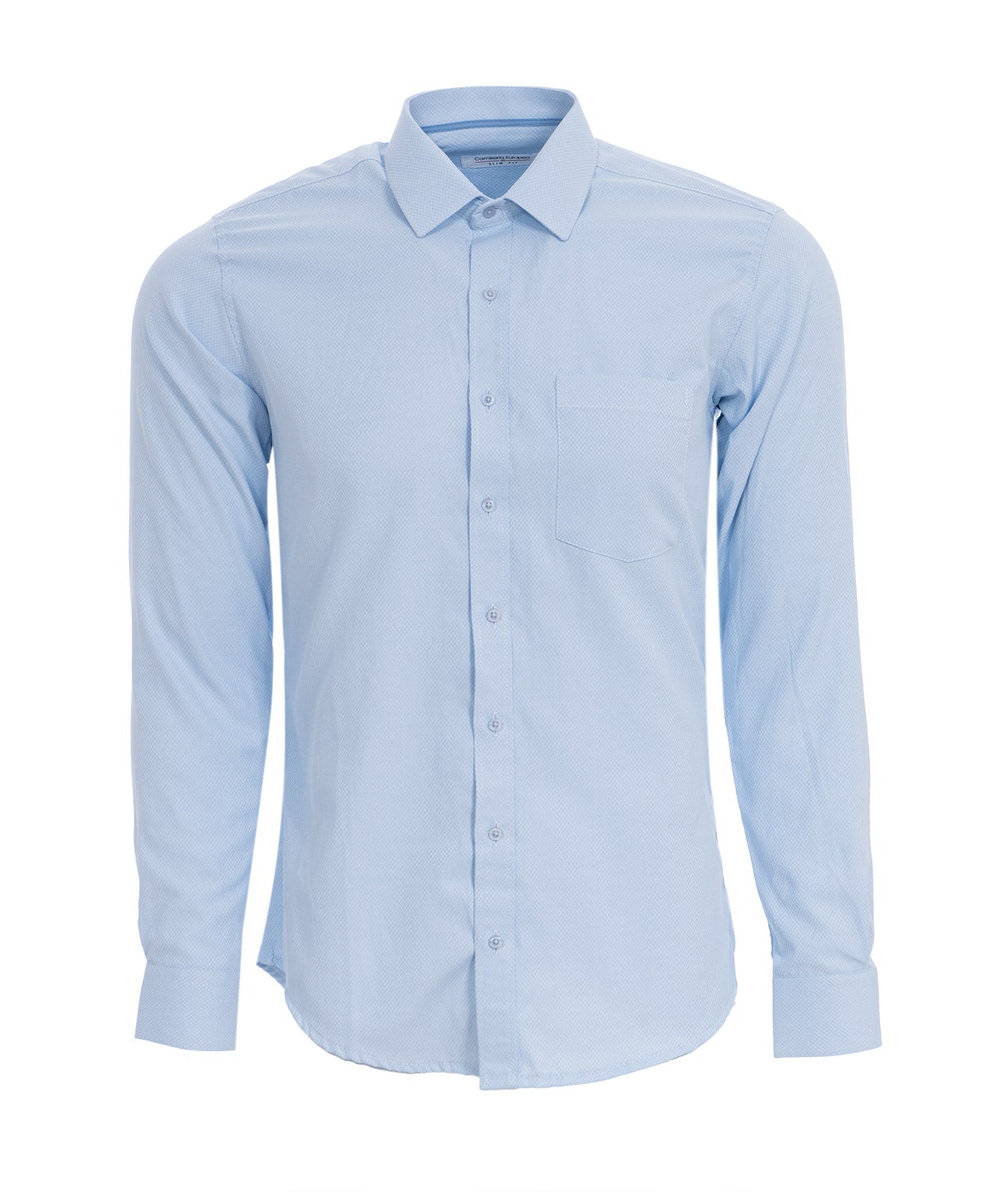 Camisa Solo Fondo Azul Claro