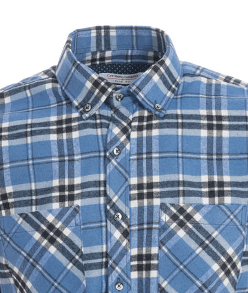 Camisa Leñadora Azul Clara