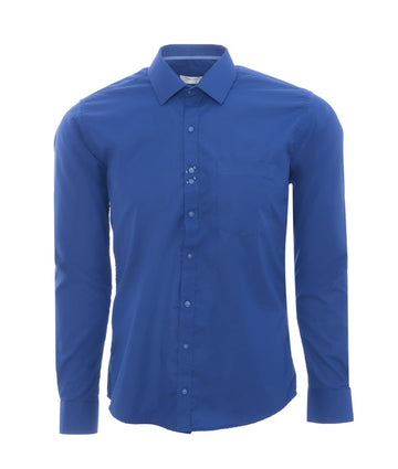 Camisa Solo Fondo Azul Rey