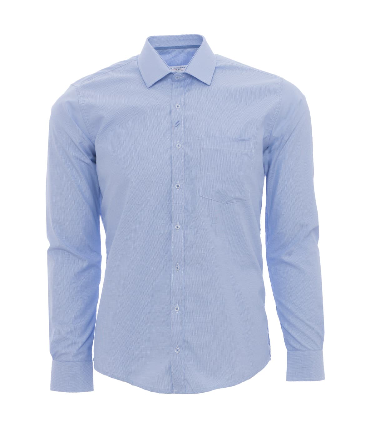Camisa Textura Azul 1